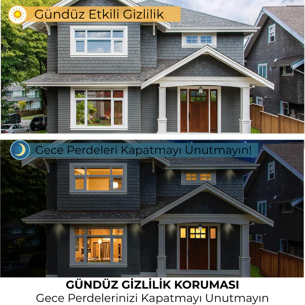 Viya Home® Aynalı Cam Filmi